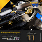 SPARTS Yamaha MT-09 Titanium Bolt Kit | TC4 Grade Motorcycle Fasteners