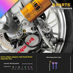 SPARTS Titanium Screw Set for Vespa Sprint/Primavera 150 – Custom Candy Color & CNC Titanium Upgrade Kit