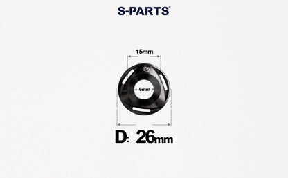 SPARTS M6/M8/M10 Titanium Rotor Washers – Electric & Motorcycle Upgrade