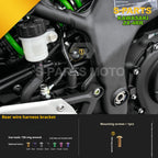 SPARTS TC4 Titanium Bolt Kit for Kawasaki ZX-4RR | Motorcycle Titanium Bolt Upgrade