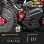 SPARTS Titanium Bolt Kit for Ducati New Monster SP 950 – CNC Titanium Upgrade Kit
