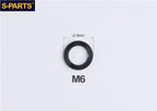 S-PARTS M3 / M4 / M5 / M6 TC4 Titanium Flat Washers for E-Bikes, Motorcycles & Bicycles