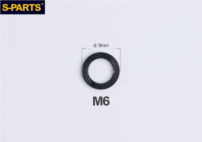 S-PARTS M3 / M4 / M5 / M6 / M8 / M10 / M12 TC4 Titanium Flat Washers for E-Bikes, Motorcycles & Bicycles