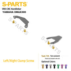 SPARTS Titanium Handlebar Bolt Kit for Yamaha XMAX 300 | VRX CNC Handlebar | TC4 Grade 5
