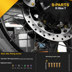 SPARTS BMW RnineT Titanium Alloy Motorcycle Bolt Upgrade Kit