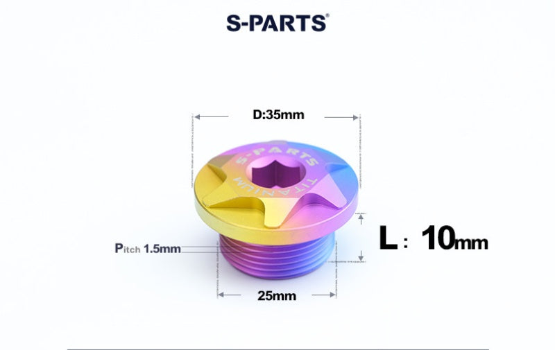 SPARTS Titanium Motorcycle Oil Filler Cap M19 M20 M24 M25 M33