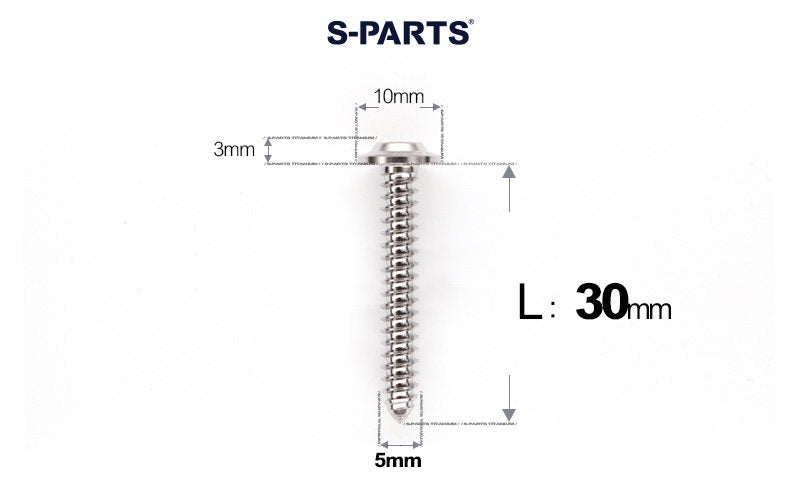 SPARTS Button Head M5×L10-35 Titanium Screws Self-Tapping Bolt