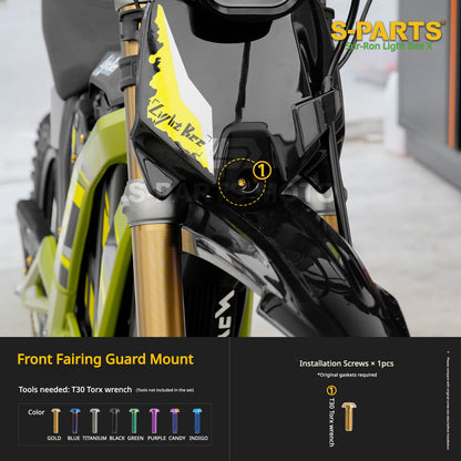 S-PARTS TC4 Titanium Full Bolt Kit for Sur-Ron Light Bee X (2025 Model)