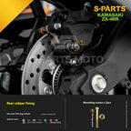 SPARTS TC4 Titanium Bolt Kit for Kawasaki ZX-4RR | Motorcycle Titanium Bolt Upgrade