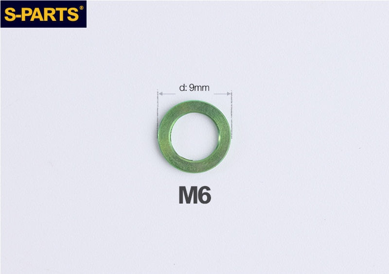 S-PARTS M3 / M4 / M5 / M6 / M8 / M10 / M12 TC4 Titanium Flat Washers for E-Bikes, Motorcycles & Bicycles