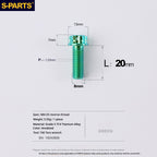 S-PARTS TC4 Titanium Mirror Plug Bolt M8 M10 RH/LH for Motorcycle