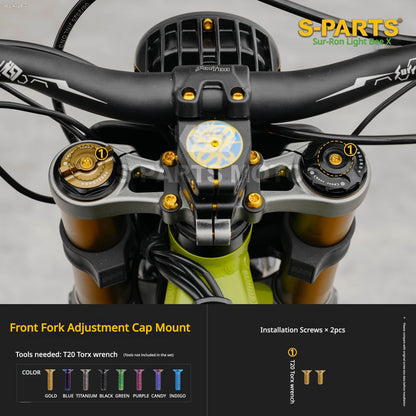 S-PARTS TC4 Titanium Full Bolt Kit for Sur-Ron Light Bee X (2025 Model)