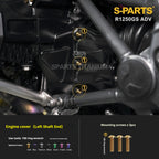 SPARTS Titanium Bolt Kit for BMW R 1250GS ADV – CNC Titanium Upgrade Kit