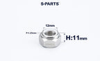 SPARTS Hex Nylon Lock Titanium Nuts – Motorcycle & Car Upgrade Fasteners