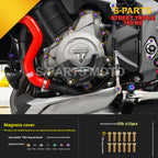 SPARTS Titanium Screw Set for Triumph Street Triple RS –CNC Titanium Upgrade Kit