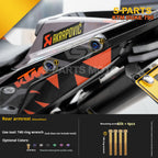 SPARTS TC4 Titanium Bolt Kit Compatible with KTM DUKE 790 – Full Motorcycle Fastener Upgrade