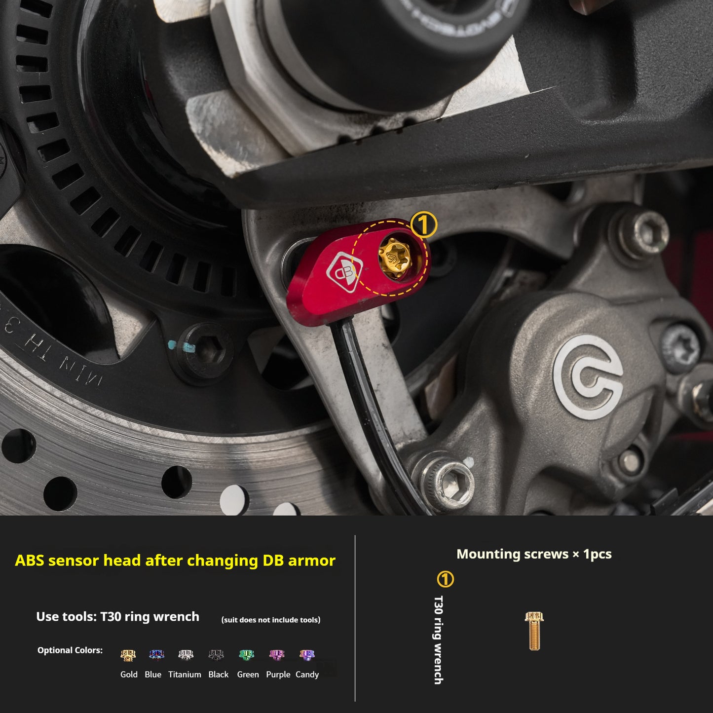 SPARTS Ducati New Monster SP 950 Titanium Alloy Bolts