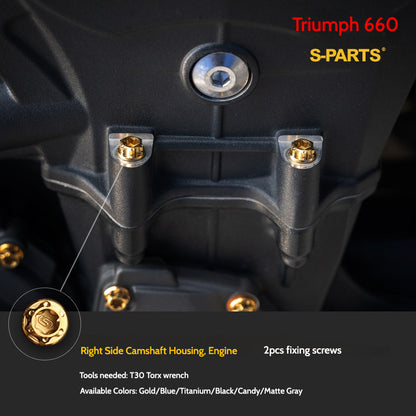 SPARTS Titanium Fastener Bolts for Triumph Trident 660 Motorcycle Modification