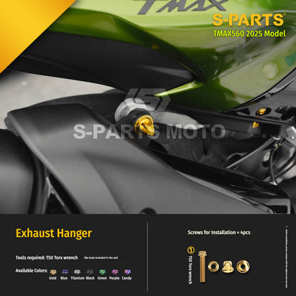 SPARTS Titanium Bolt Kit for YAMAHA TMAX560 2025-Body & Exhaust Section