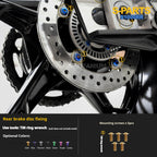 SPARTS TC4 Titanium Bolt Kit Compatible with BMW S1000RR — Full Motorcycle Upgrade Fastener Set