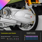 SPARTS Titanium Screw Set for Vespa Sprint/Primavera 150 – Custom Candy Color & CNC Titanium Upgrade Kit