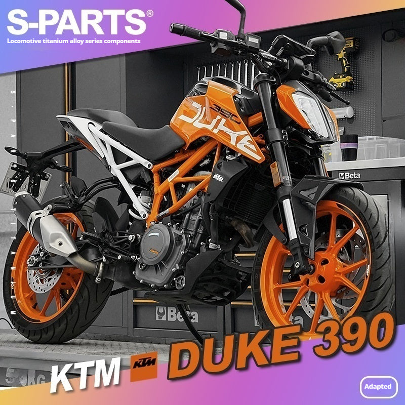 SPARTS Stan KTM DUKE 390 Dedicated · TC4 Titanium Full Motorcycle Bolt Kit