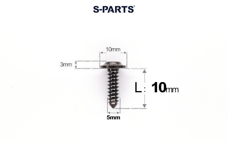 SPARTS Button Head M5×L10-35 Titanium Screws Self-Tapping Bolt