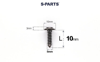 SPARTS Button Head M5×L10-35 Titanium Screws Self-Tapping Bolt