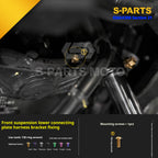 SPARTS Titanium Bolt Kit for 2021 Yamaha XMAX 300 Motorcycle Upgrade