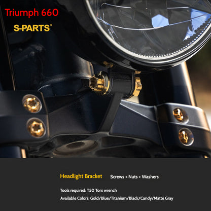 SPARTS Titanium Fastener Bolts for Triumph Trident 660 Motorcycle Modification