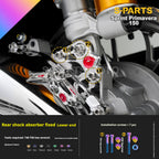 SPARTS Titanium Screw Set for Vespa Sprint/Primavera 150 – Custom Candy Color & CNC Titanium Upgrade Kit