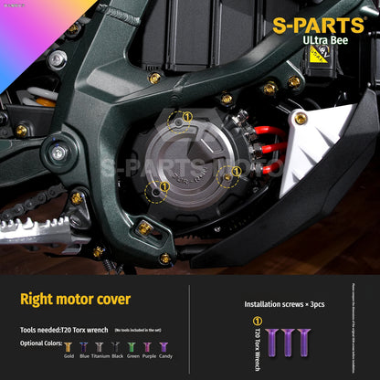 SPARTS Titanium Bolt Kit for Ultra Bee | Full Motorcycle Upgrade Set