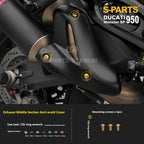SPARTS Titanium Bolt Kit for Ducati New Monster SP 950 – CNC Titanium Upgrade Kit
