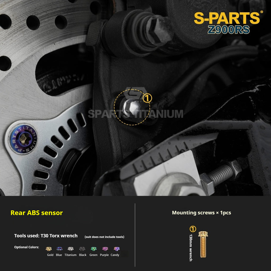 SPARTS Titanium Screw Set for Kawasaki Z900RS – Motorcycle Upgrade Kit