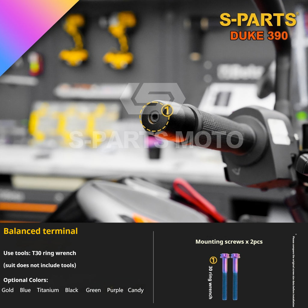 SPARTS Stan KTM DUKE 390 Dedicated · TC4 Titanium Full Motorcycle Bolt Kit