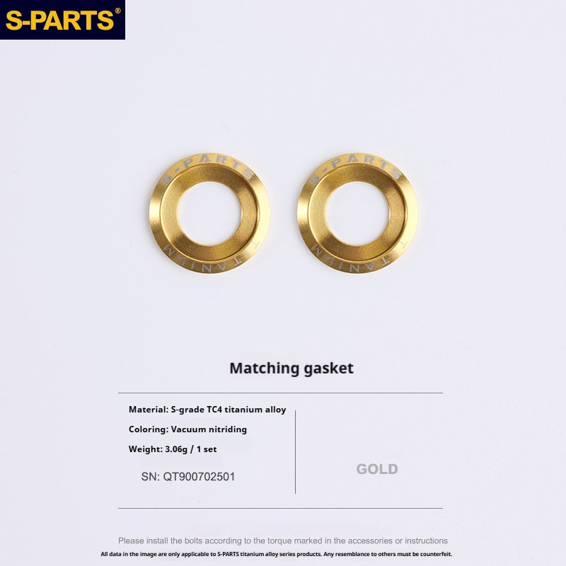 SPARTS Titanium Alloy Lower Caliper Bolt Kit for BREMBO GP4 RX with 100mm Mounting Points