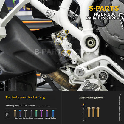 SPARTS Triumph Tiger 900 Rally Pro (2020–2023) Motorcycle Modified Titanium Alloy Bolts