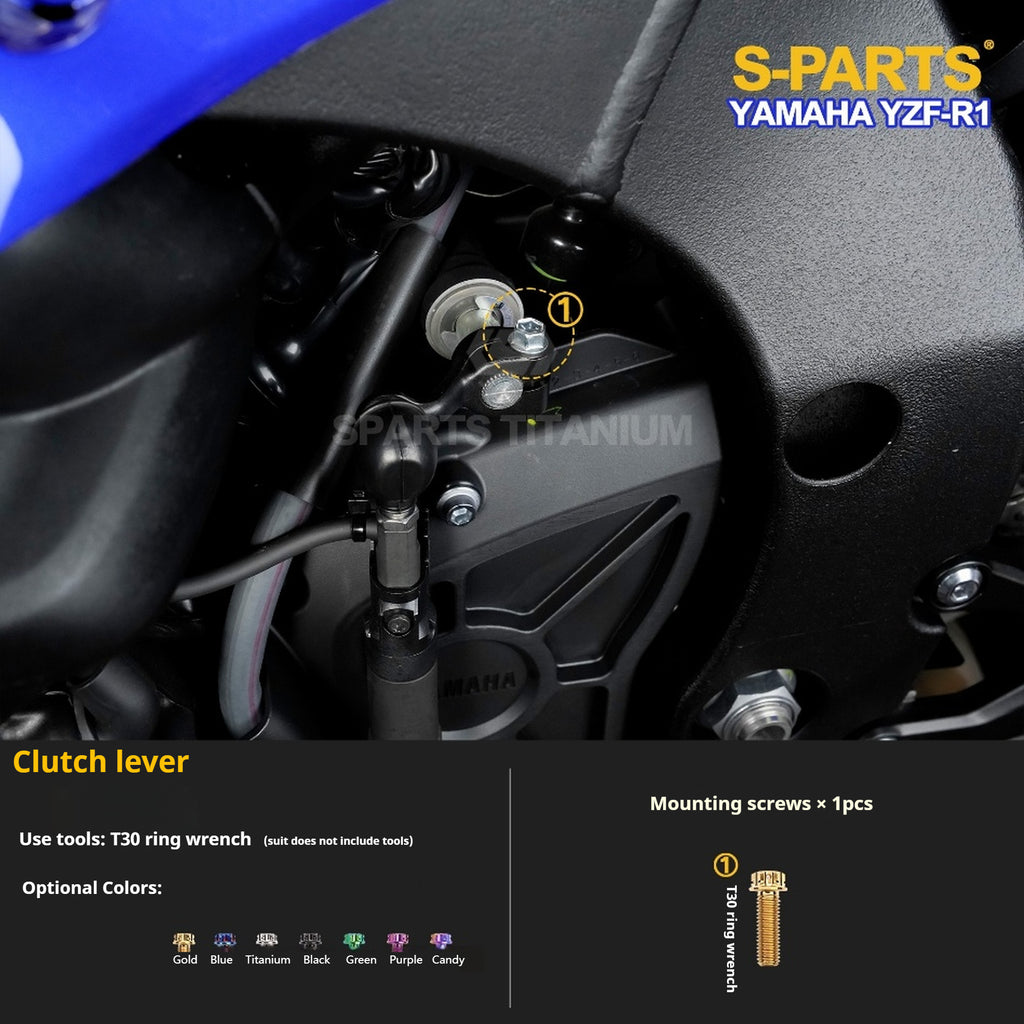SPARTS Titanium Bolt Kit for Yamaha YZF-R1– CNC Titanium Upgrade Kit- 2/2