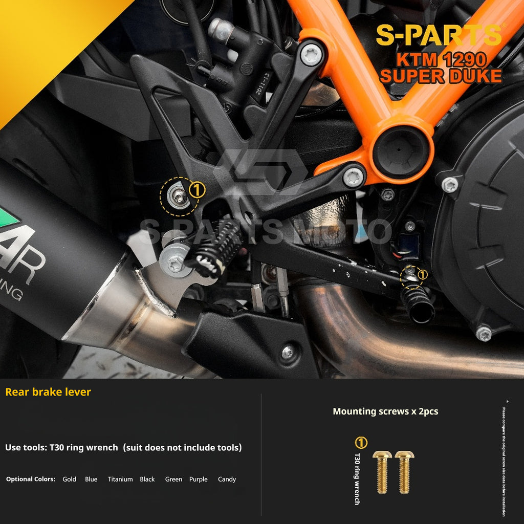 SPARTS KTM Super Duke 1290 · Full TC4 Titanium Bolt Kit｜Motorcycle Upgrade Set