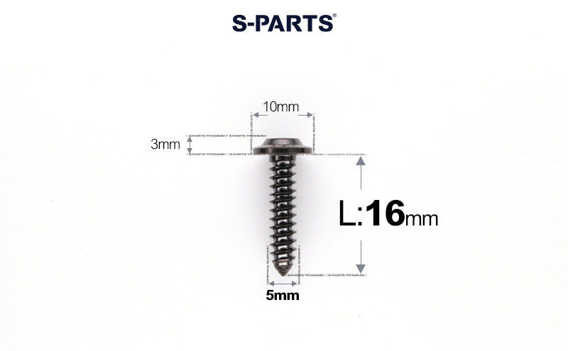 SPARTS Button Head M5×L10-35 Titanium Screws Self-Tapping Bolt