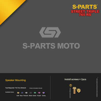 SPARTS Titanium Bolts for Triumph Street Triple 765 RS – Body & Controls Upgrade Fasteners