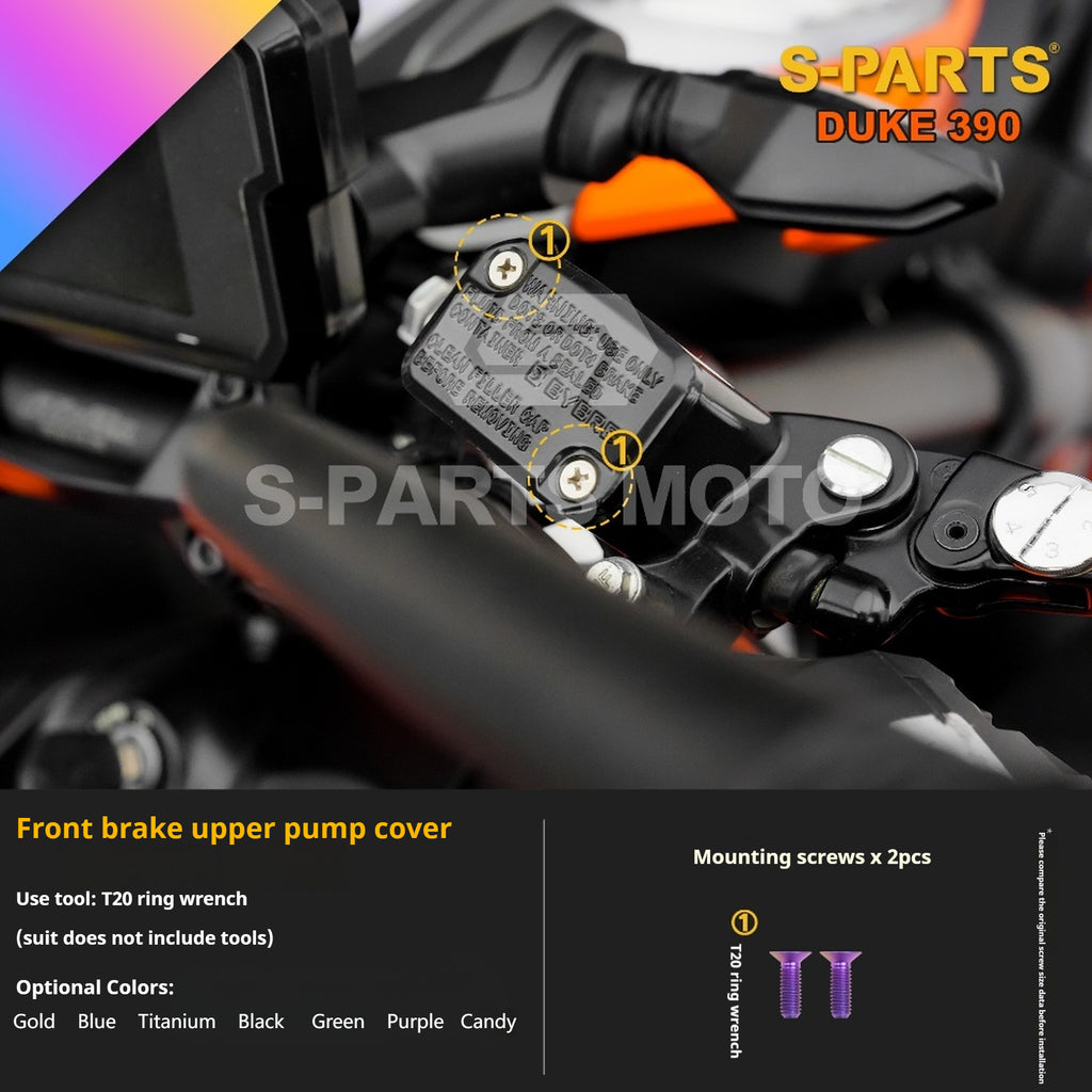 SPARTS Stan KTM DUKE 390 Dedicated · TC4 Titanium Full Motorcycle Bolt Kit