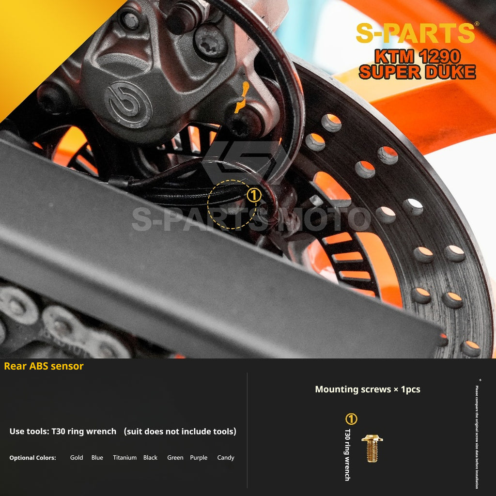 SPARTS KTM Super Duke 1290 · Full TC4 Titanium Bolt Kit｜Motorcycle Upgrade Set