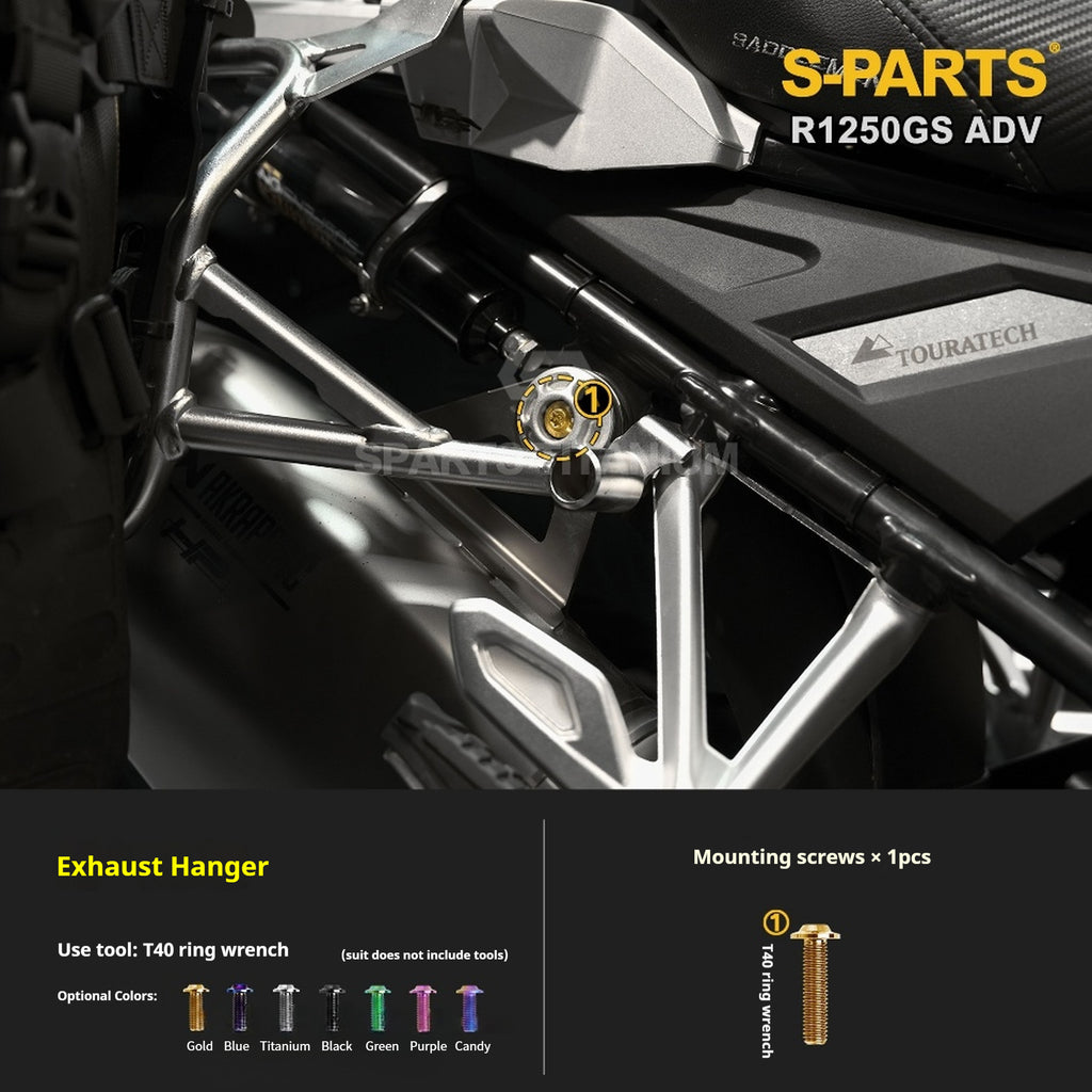 SPARTS Titanium Bolt Kit for BMW R 1250GS ADV – CNC Titanium Upgrade Kit