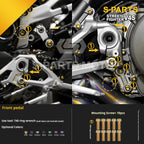 SPARTS Titanium Bolt Kit for Ducati Streetfighter V4S