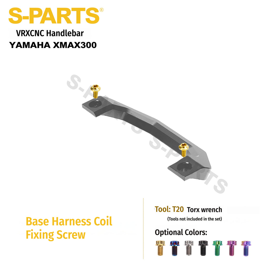 SPARTS Titanium Handlebar Bolt Kit for Yamaha XMAX 300 | VRX CNC Handlebar | TC4 Grade 5