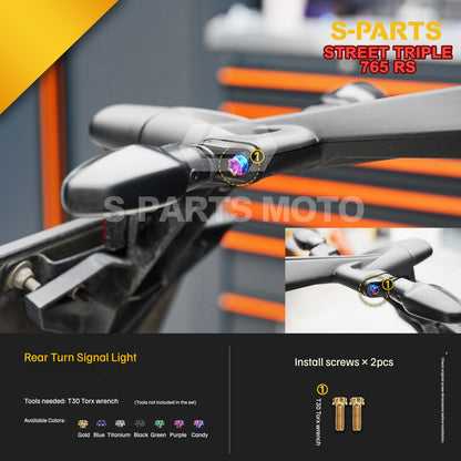 SPARTS Titanium Bolts for Triumph Street Triple 765 RS – Body & Controls Upgrade Fasteners