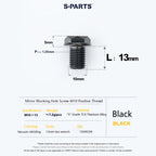SPARTS Titanium Mirror Block-Off Bolts · M8/M10 Positive & Reverse Thread · Lightweight Motorcycle Plug Bolts