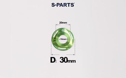 SPARTS M6/M8/M10 Titanium Rotor Washers – Electric & Motorcycle Upgrade