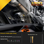 SPARTS TC4 Titanium Bolt Kit Compatible with KTM DUKE 790 – Full Motorcycle Fastener Upgrade